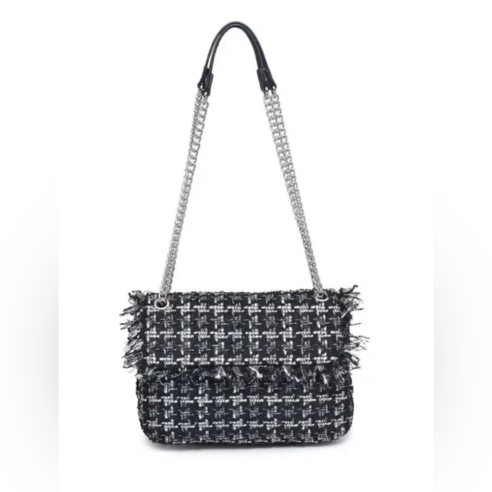 Urban Expressions Black & White Margery Crossbody